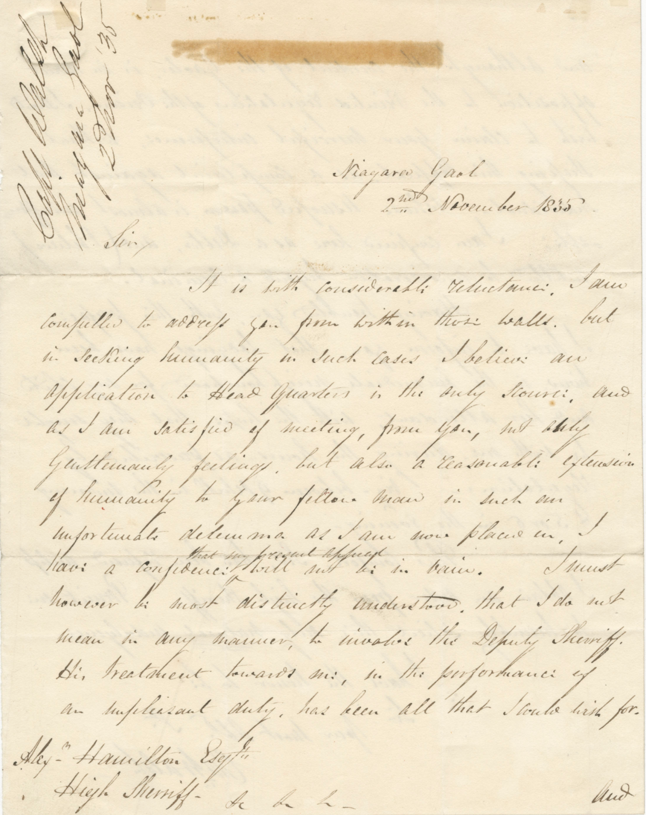 Writing in a Letter Example Two