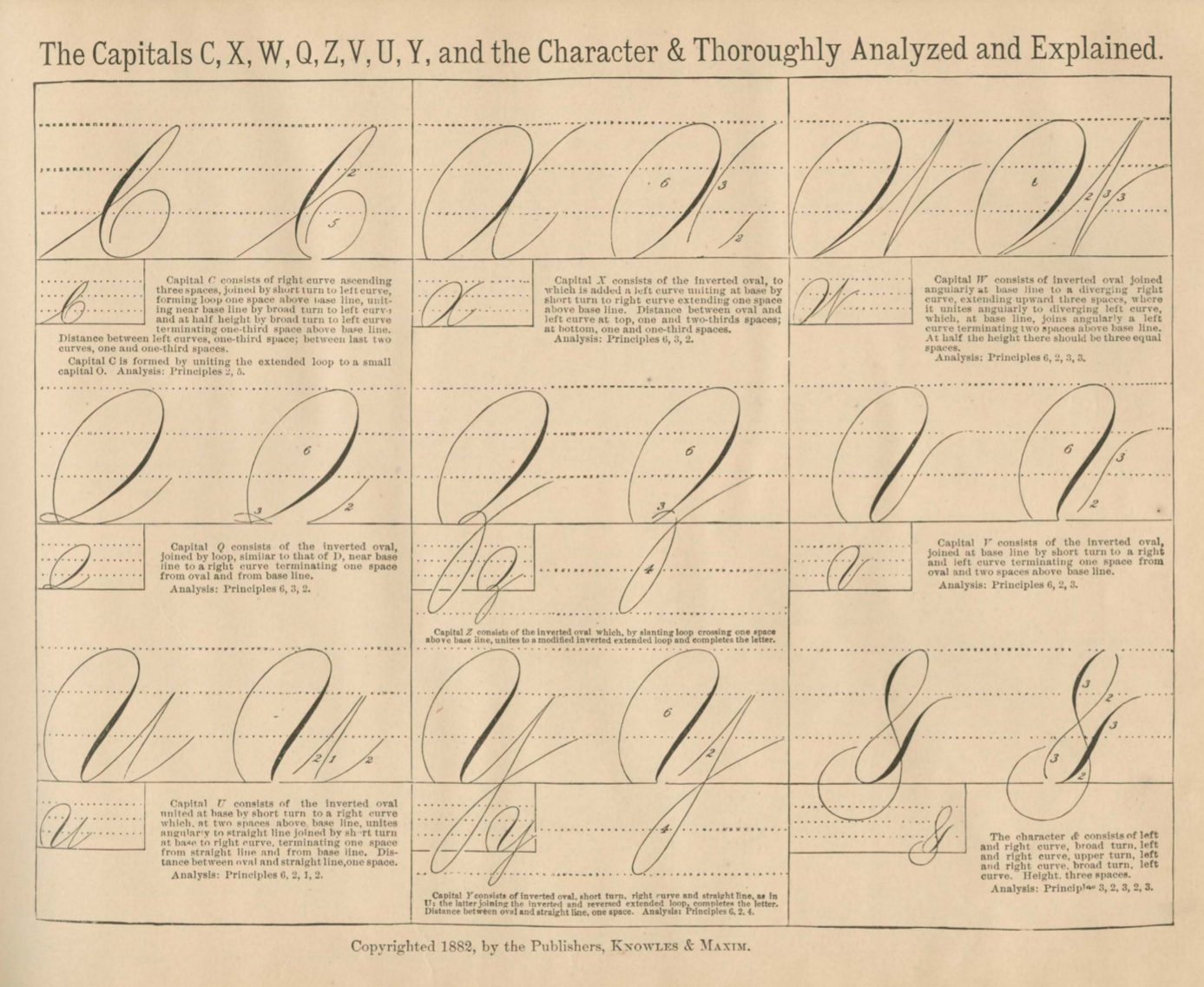 Example of Captail Letter Practice